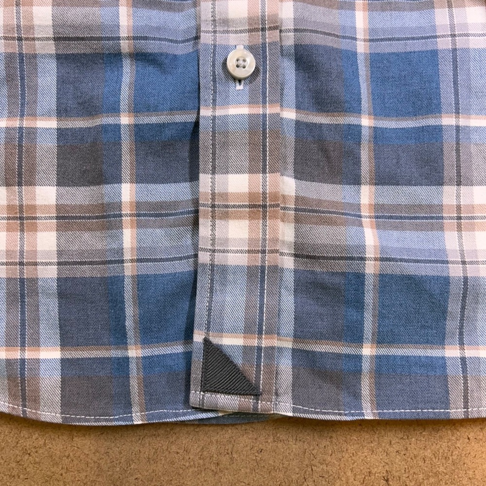 UNTUCKit Long Sleeve Button Down Shirt Men's Large Terrantez Plaid Wrinkle Free - Picture 4 of 11